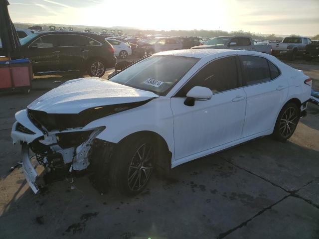 4T1G11AK0PU821678 - 2023 TOYOTA CAMRY SE NIGHT SHADE WHITE photo 1