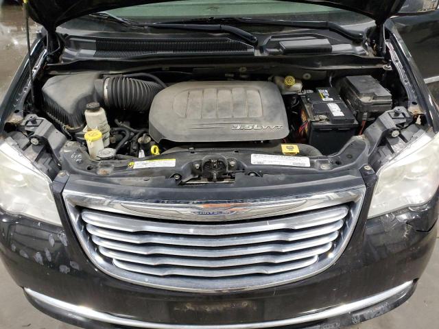 2C4RC1CG6CR376354 - 2012 CHRYSLER TOWN & COU TOURING L BLACK photo 12