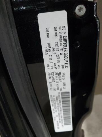 2C4RC1CG6CR376354 - 2012 CHRYSLER TOWN & COU TOURING L BLACK photo 13