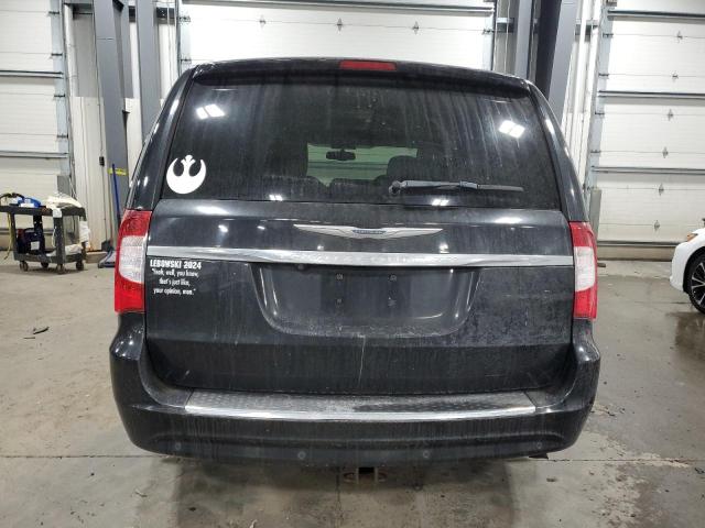 2C4RC1CG6CR376354 - 2012 CHRYSLER TOWN & COU TOURING L BLACK photo 6