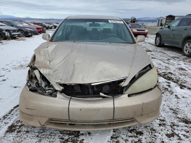 4T1BE32K35U565901 - 2005 TOYOTA CAMRY LE BEIGE photo 5
