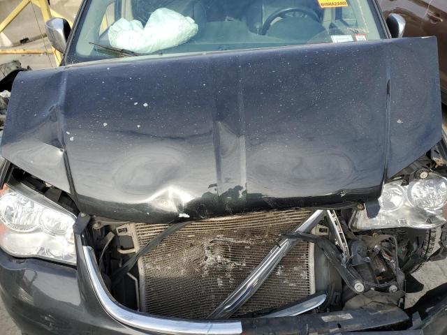 2C4RC1CG3FR728312 - 2015 CHRYSLER TOWN & COU TOURING L BLACK photo 12