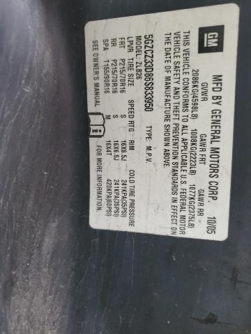 5GZCZ33D86S833950 - 2006 SATURN VUE RED photo 13