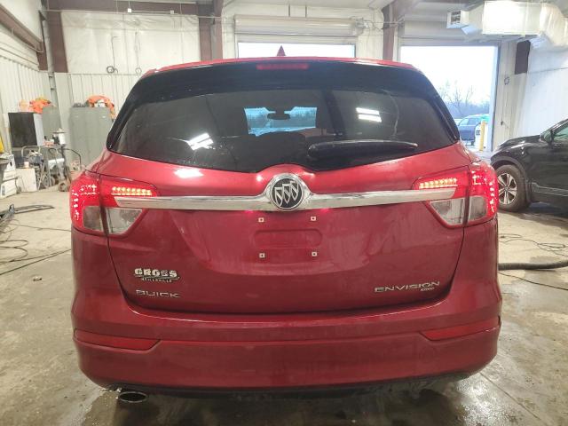 LRBFXDSA6HD240806 - 2017 BUICK ENVISION ESSENCE RED photo 6