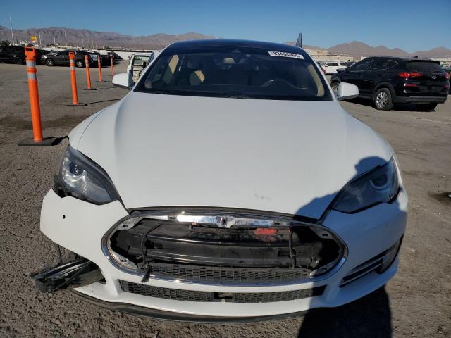 5YJSA1H28EFP68397 - 2014 TESLA MODEL S WHITE photo 5