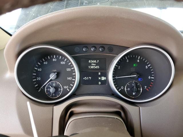 4JGBB8GB4BA736554 - 2011 MERCEDES-BENZ ML 350 4MATIC BLACK photo 9