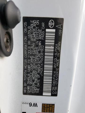 JTKDE167960087802 - 2006 TOYOTA SCION TC 白色 照片 12