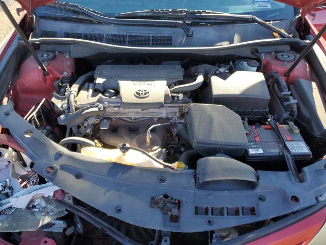 4T1BF1FK1CU588232 - 2012 TOYOTA CAMRY BASE MAROON photo 11