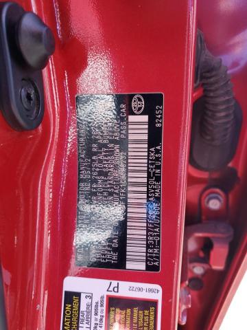 4T1BF1FK1CU588232 - 2012 TOYOTA CAMRY BASE MAROON photo 12