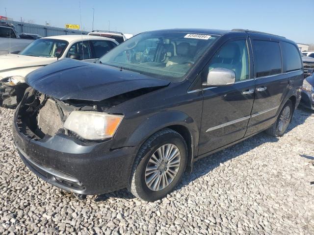 2C4RC1CG5DR607066 - 2013 CHRYSLER TOWN & COU TOURING L BLACK photo 1