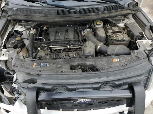 1FM5K8AR9GGC92613 - 2016 FORD EXPLORER POLICE INTERCEPTOR 白色 照片 12