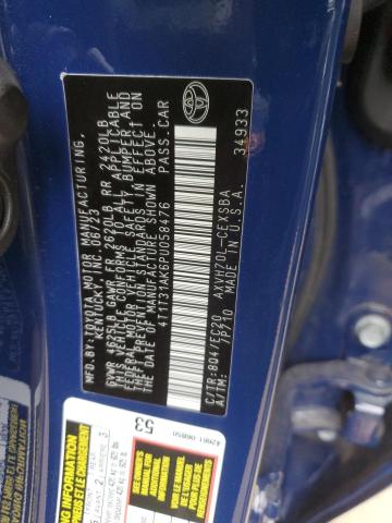 4T1T31AK6PU058476 - 2023 TOYOTA CAMRY SE NIGHT SHADE BLUE photo 12