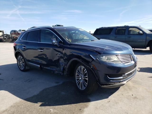 2LMPJ6LRXHBL12717 - 2017 LINCOLN MKX RESERVE Blau Foto 4