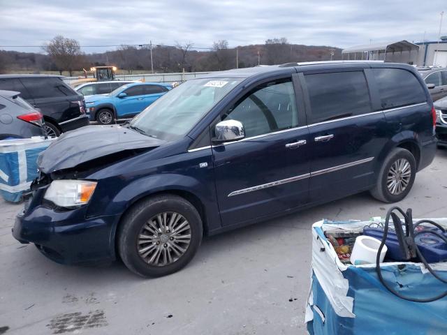2C4RC1CG7ER367844 - 2014 CHRYSLER TOWN & COU TOURING L BLUE photo 1