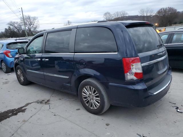 2C4RC1CG7ER367844 - 2014 CHRYSLER TOWN & COU TOURING L BLUE photo 2