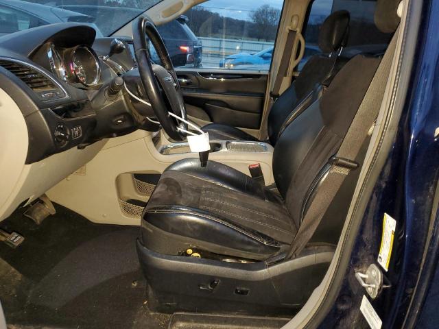 2C4RC1CG7ER367844 - 2014 CHRYSLER TOWN & COU TOURING L BLUE photo 7