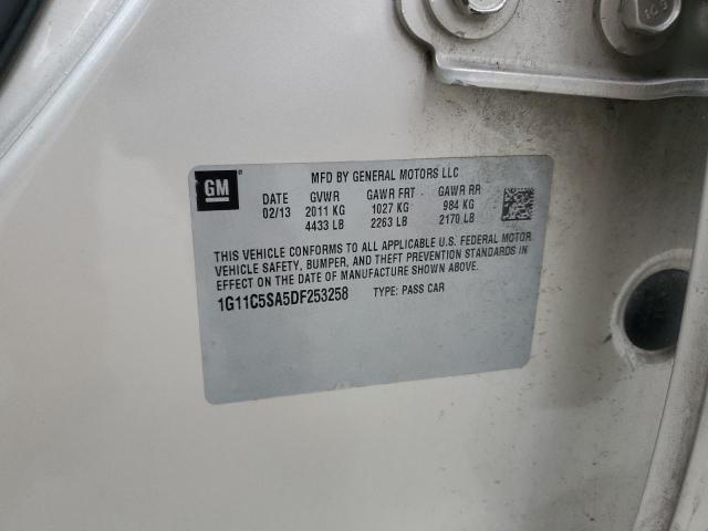 1G11C5SA5DF253258 - 2013 CHEVROLET MALIBU 1LT Күміс фото 12