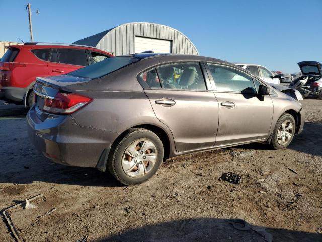 19XFB2F54EE027817 - 2014 HONDA CIVIC LX GRAY photo 3