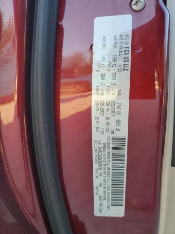 2C4RC1BG6KR686391 - 2019 CHRYSLER PACIFICA TOURING L RED photo 13