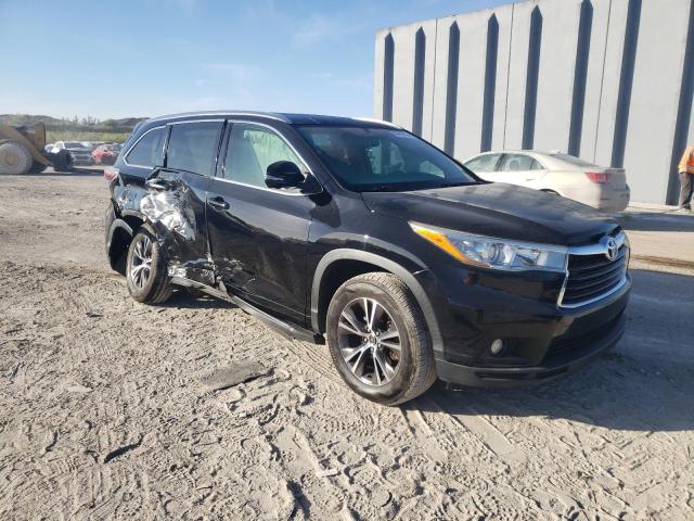 5TDKKRFH0GS500851 - 2016 TOYOTA HIGHLANDER XLE BLACK photo 4