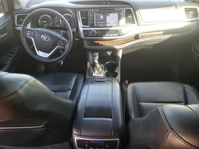 5TDKKRFH0GS500851 - 2016 TOYOTA HIGHLANDER XLE BLACK photo 8