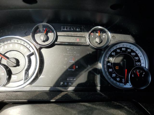 1C6RR7GT5KS725565 - 2019 RAM 1500 CLASS SLT 栗色 照片 9