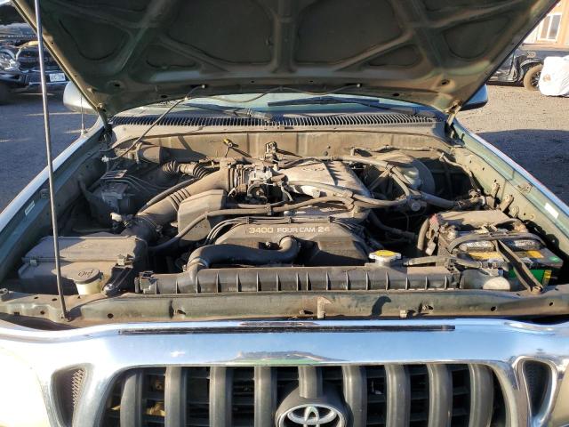 5TEGN92N03Z289477 - 2003 TOYOTA TACOMA DOUBLE CAB PRERUNNER GREEN photo 11