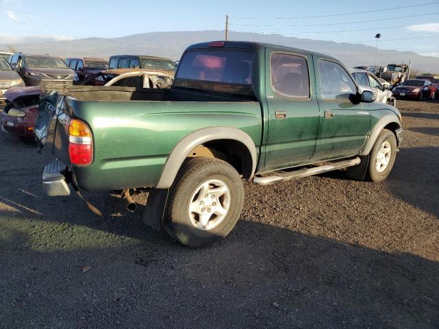 5TEGN92N03Z289477 - 2003 TOYOTA TACOMA DOUBLE CAB PRERUNNER GREEN photo 3