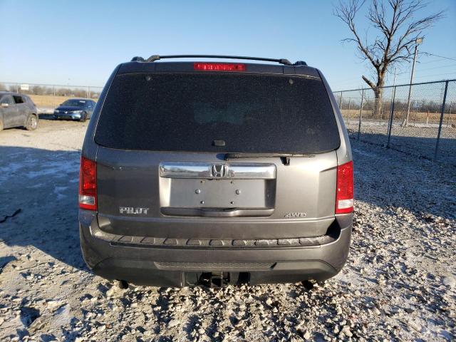 5FNYF4H52CB009331 - 2012 HONDA PILOT EXL GRAY photo 6
