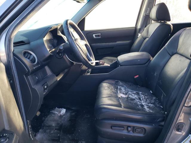 5FNYF4H52CB009331 - 2012 HONDA PILOT EXL GRAY photo 7