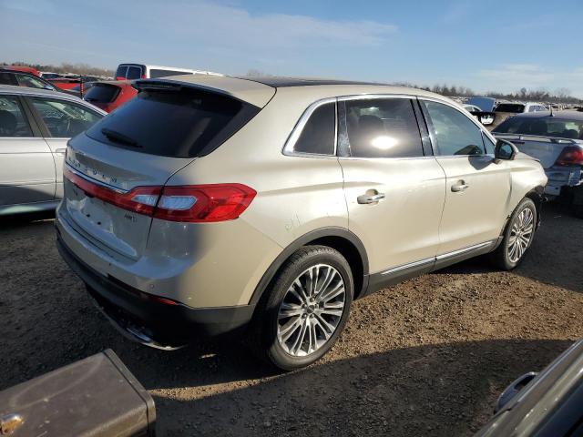 2LMPJ8LR0JBL11531 - 2018 LINCOLN MKX RESERVE Կրեմագույն լուսանկար 3