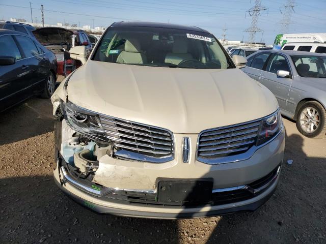 2LMPJ8LR0JBL11531 - 2018 LINCOLN MKX RESERVE Կրեմագույն լուսանկար 5