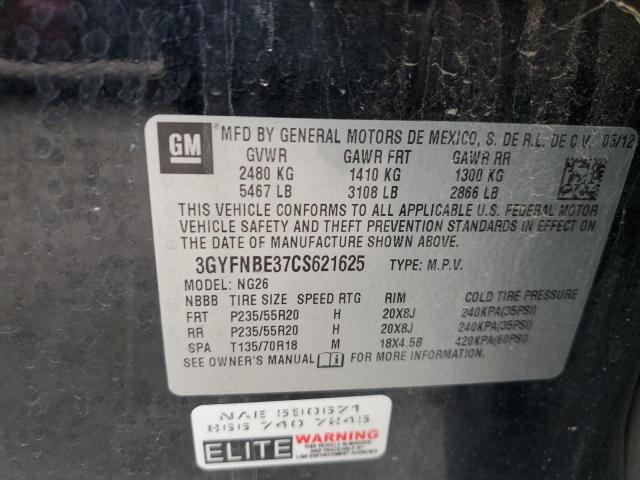 3GYFNBE37CS621625 - 2012 CADILLAC SRX PERFORMANCE COLLECTION Qara foto 13