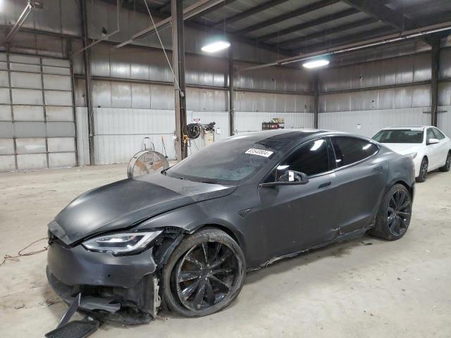 5YJSA1E2XJF266750 - 2018 TESLA MODEL S GRAY photo 1