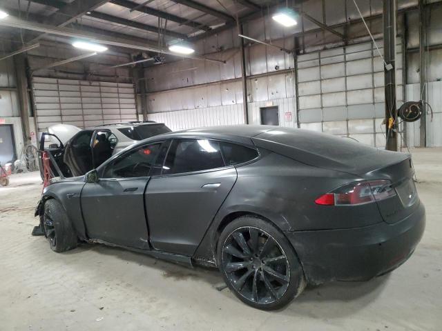 5YJSA1E2XJF266750 - 2018 TESLA MODEL S GRAY photo 2