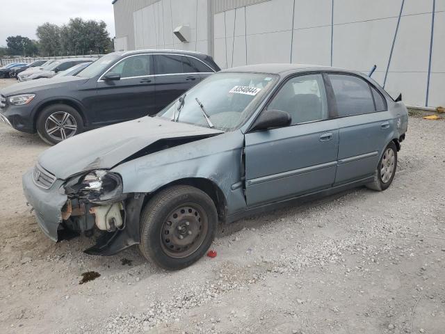 2HGEJ6615YH554892 - 2000 HONDA CIVIC BASE Mavi foto 1