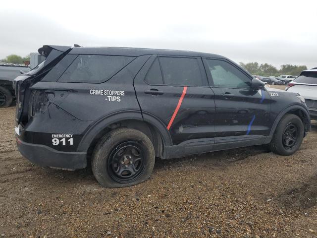 1FM5K8AB4NGC23988 - 2022 FORD EXPLORER POLICE INTERCEPTOR 黑色 照片 3