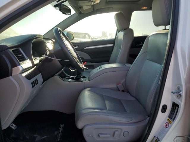 5TDJKRFH9FS162733 - 2015 TOYOTA HIGHLANDER XLE WHITE photo 7