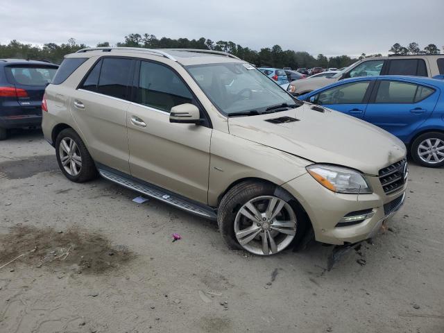 4JGDA5HB9CA023787 - 2012 MERCEDES-BENZ ML 350 4MATIC TAN photo 4