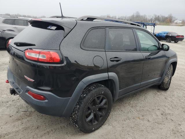 1C4PJMBS7GW215464 - 2016 JEEP CHEROKEE TRAILHAWK BLACK photo 3