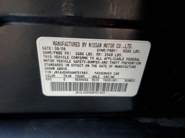 JN1AJ0HR9AM751583 - 2010 INFINITI EX35 BASE 黑色 照片 13