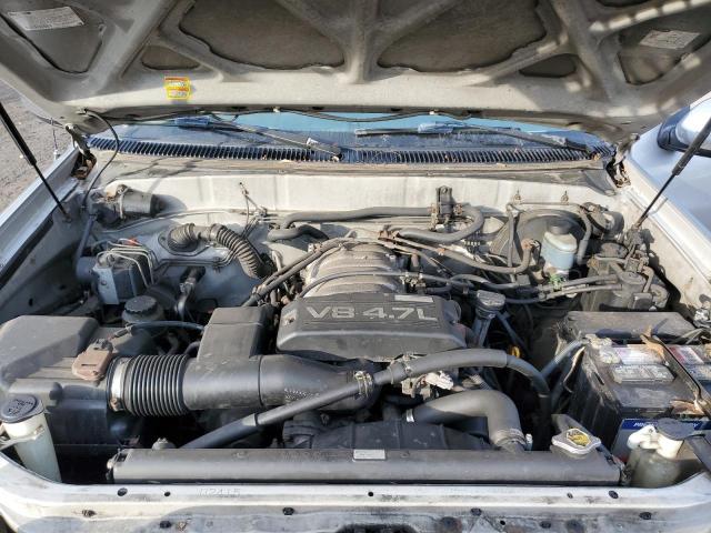 5TBBT44112S232478 - 2002 TOYOTA TUNDRA ACCESS CAB ვერცხლისფერი ფოტო 11