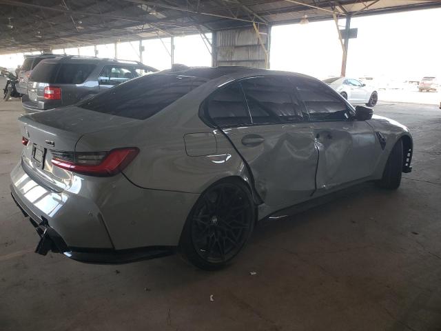 WBS33AY09MFL12408 - 2021 BMW M3 COMPETITION ნაცრისფერი ფოტო 3