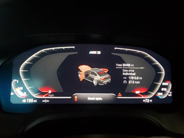 WBS33AY09MFL12408 - 2021 BMW M3 COMPETITION ნაცრისფერი ფოტო 9