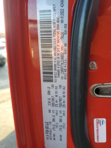 1C6RR7TTXLS100652 - 2020 RAM 1500 CLASS SLT წითელი ფოტო 12