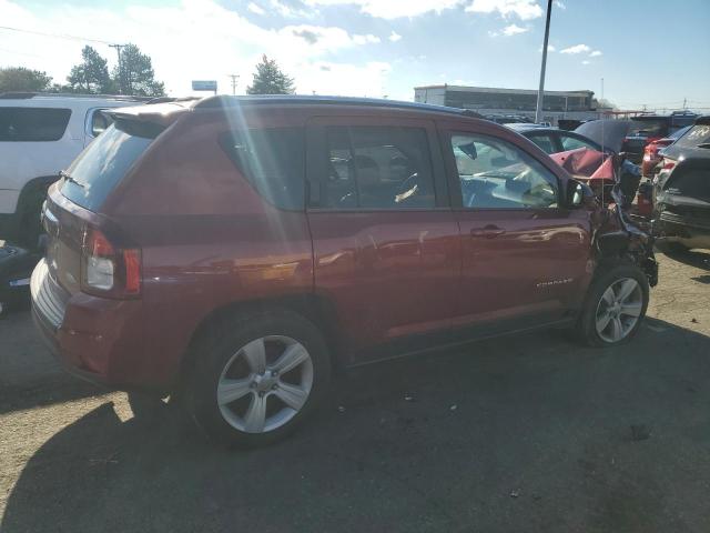 1C4NJDEB9ED507211 - 2014 JEEP COMPASS LATITUDE MAROON photo 3