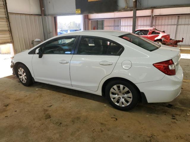 2HGFB2F51CH577835 - 2012 HONDA CIVIC LX WHITE photo 2