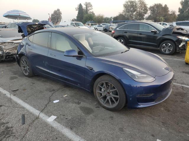 5YJ3E1EA2NF117237 - 2022 TESLA MODEL 3 ლურჯი ფოტო 4