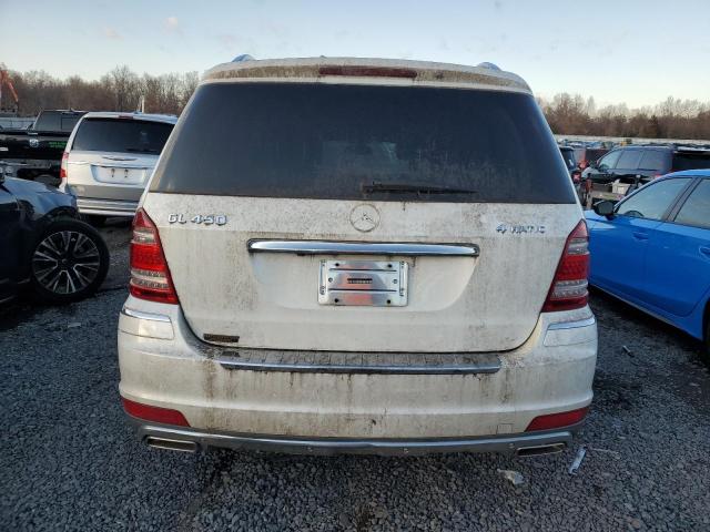 4JGBF7BE1BA645855 - 2011 MERCEDES-BENZ GL 450 4MATIC WHITE photo 6