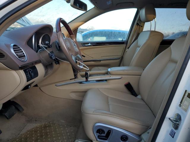 4JGBF7BE1BA645855 - 2011 MERCEDES-BENZ GL 450 4MATIC WHITE photo 7